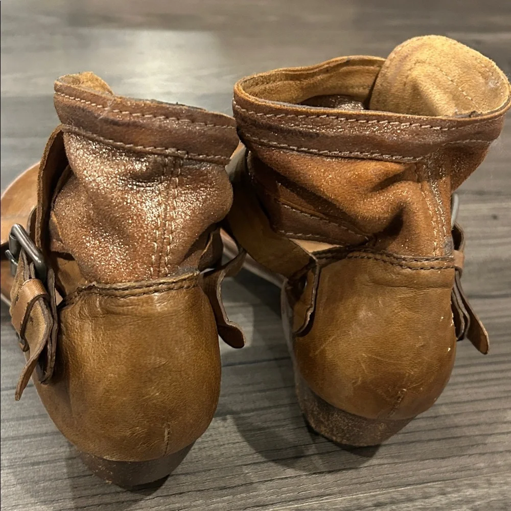 Mix Mooz Brown Leather Sandals - Picture 4 of 7